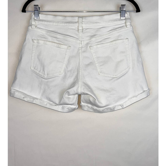 Chic J. Crew Women White Jeans Shorts 26 - Picture 2 of 5
